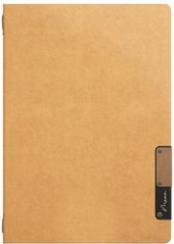 Securit "Nature Collection" menu folder, A5, black, made of 100% waterproof natural fibre, washable
