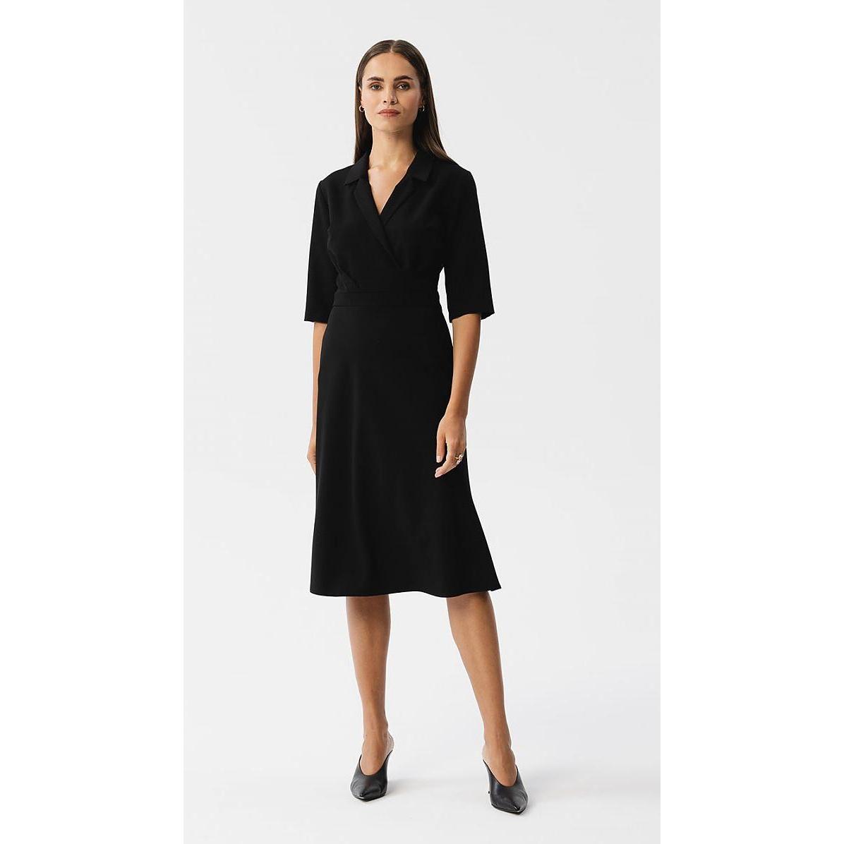 Stylove, Damen, Kleider, Alltagskleid, Schwarz, (XL)