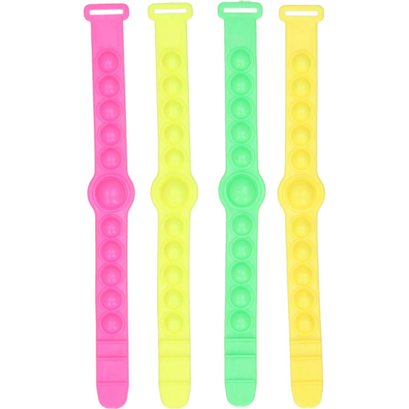 Schmuck Set, Farbe des Pop-It-Armbands, (Siliconen)