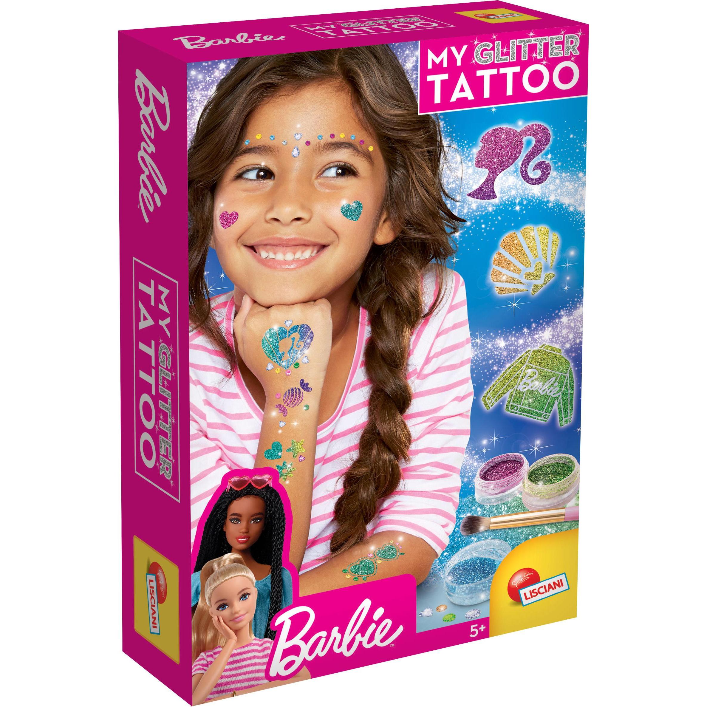Lisciani Barbie-Glitzer-Tattoos