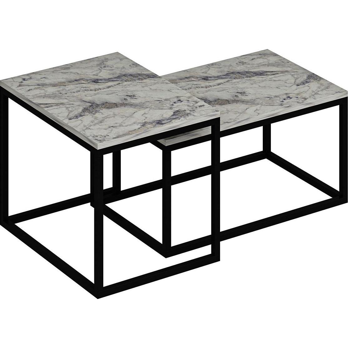 Skye Decor, Couchtisch + Beistelltisch, Leka (72 x 37 x 45 cm)