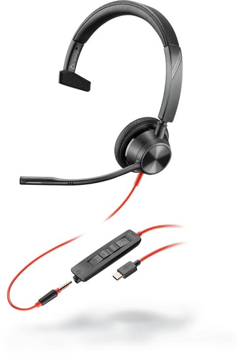 Produktbild Poly Blackwire 3315 BW3315 USB C (Kabelgebunden, USB-C)