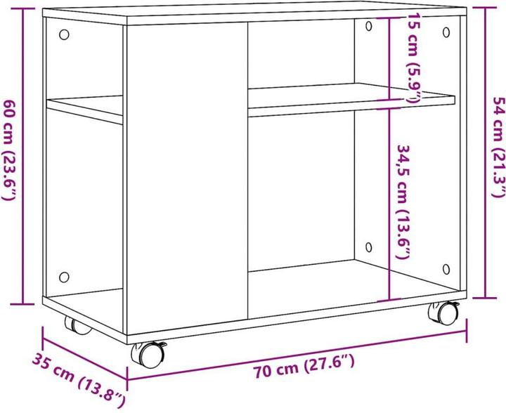 Produktbild vidaXL Beistelltisch