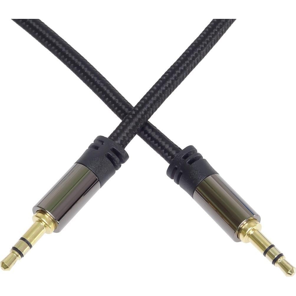 PremiumCord cavo, stíněný, Jack 3,5mm - Jack 3,5mm M/M 1,5m (1.50 m), Cavo audio