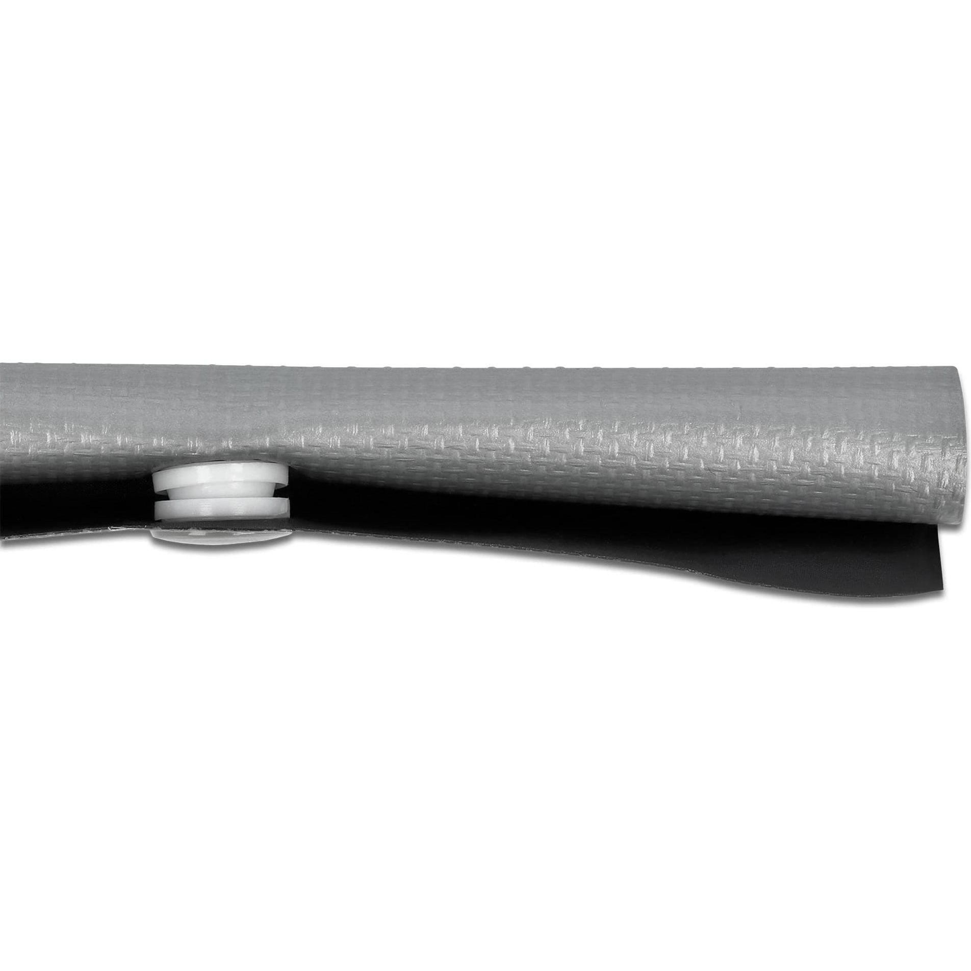 Thumbnail - Delock, Kabelschutz + Kabelführung, Kabelschlauch 2 m x 20 mm, Knopfverschluss Grau (Kabelschlauch, 2000 mm)