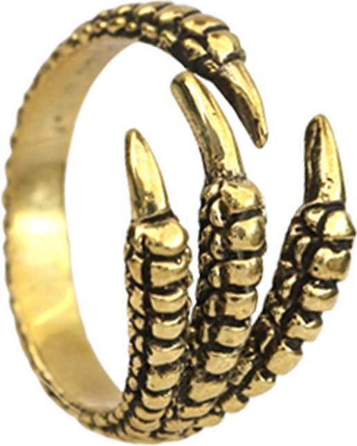 Actual product image Star Piercing Ring vergoldet Drachenklaue (57)