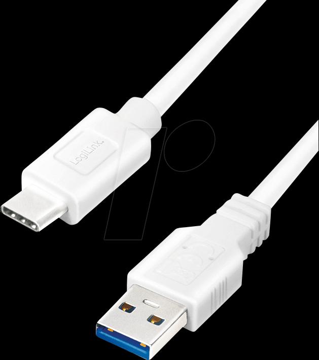Produktbild LogiLink USB A — USB C (1 m, USB 3.0, 15 W)