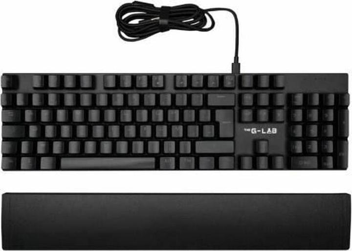 The G-Lab Keyz Carbon Ex - Noir/RGB/Filaire/Switch Tactile (FR, Cable)