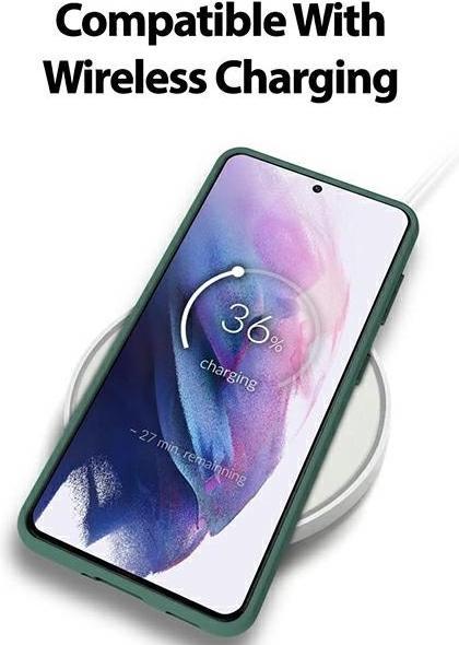 Actual product image Silicone iPhone 15 Pro Max 6.7" zielony /green (Apple iPhone 15 Pro Max)