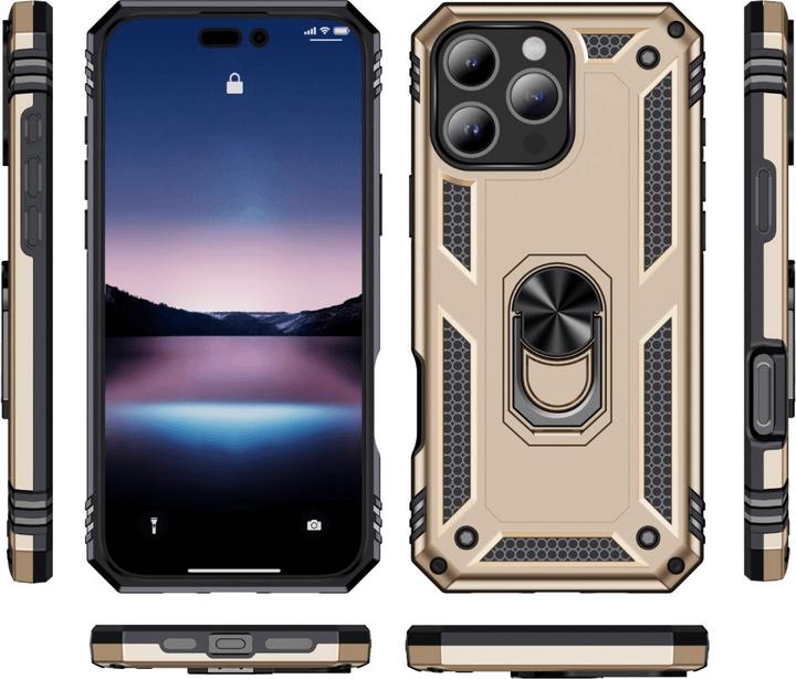 Actual product image Cover-Discount iPhone 16 Pro Max - Armor Case with kickstand (Apple iPhone 16 Pro Max)