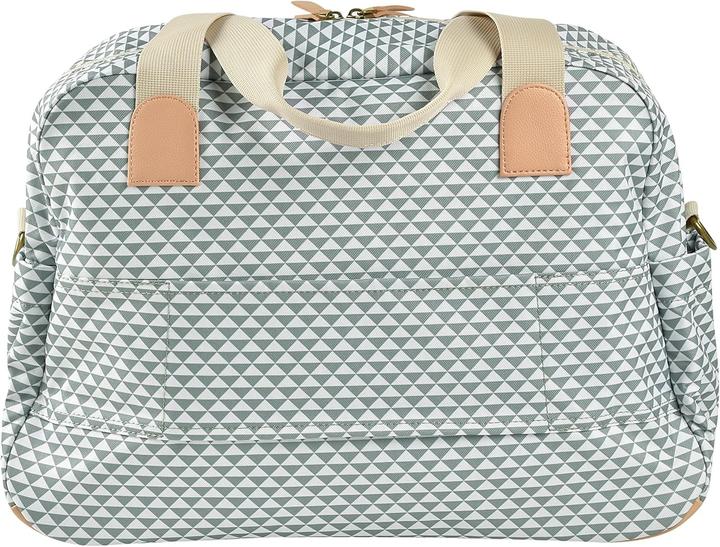 Actual product image Beaba Geneva II Changing Bag "PLAY PRINT" sage