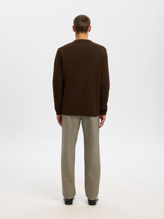 Actual product image Selected Homme Slhdane Ls Knit Structure Crew Neck Noos (XXL)