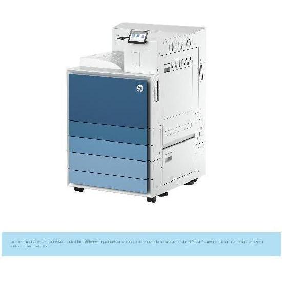 HP LaserJet Enterprise 8501x Printer Eur (Laser, Schwarz-Weiss), Drucker, Weiss, Blau