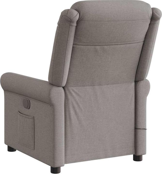 Produktbild vidaXL Massagesessel Elektrisch Taupe Stoff