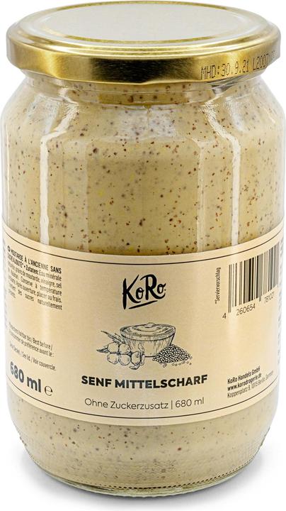Actual product image KoRo Coarse-grained medium-hot mustard (680 g)