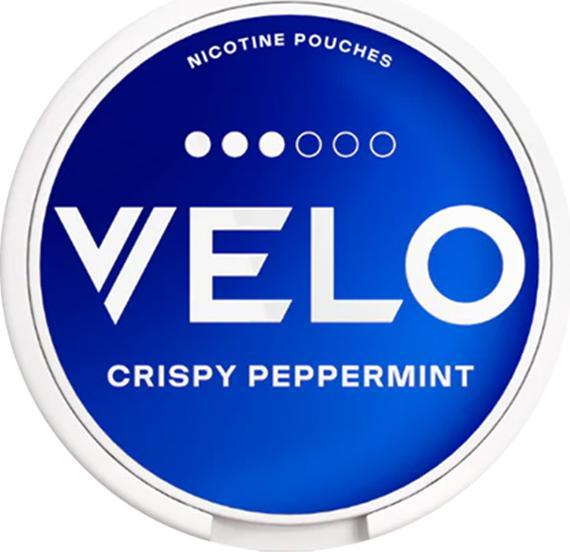 Velo Crispy Peppermint Slim (Nicotine Pouches, 14 mg)