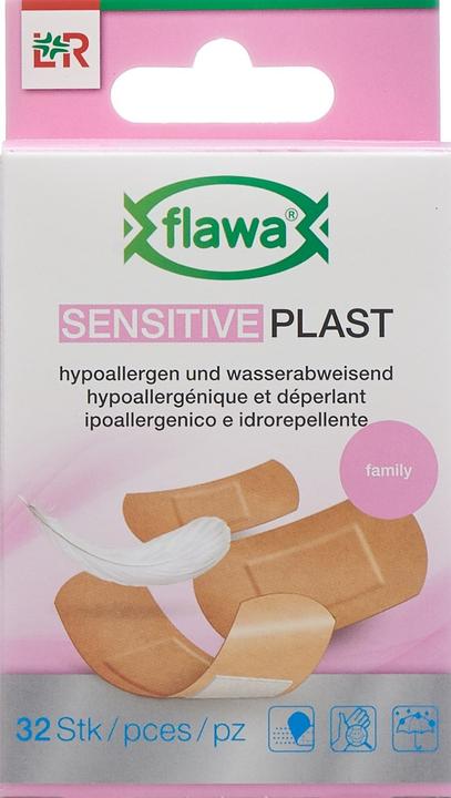 Actual product image Flawa Plast plaster strips 3 sizes (32 x)