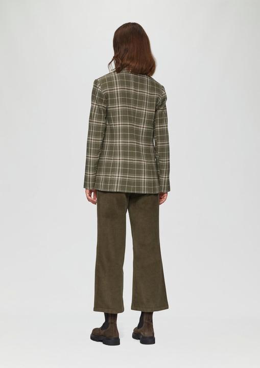Produktbild S.Oliver Indoor-Blazer Langer Twillblazer mit Karomuster (38)
