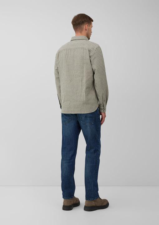 Immagine prodotto s.Oliver Hemd Regular Fit: Kariertes Hemd mit Struktur (XL)