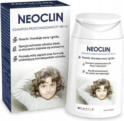 Fortis Pharmaceuticals Neoclin Medizinisches Shampoo für Menschen mit Läusen, 100 ml (100 ml, Läuse Shampoo)