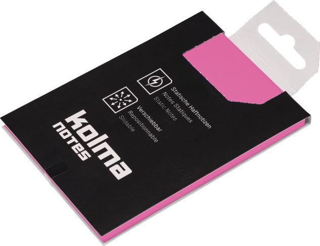 Produktbild Kolma Haftnotizen Notes A7 statisch haftend berry (74 x 105 mm)