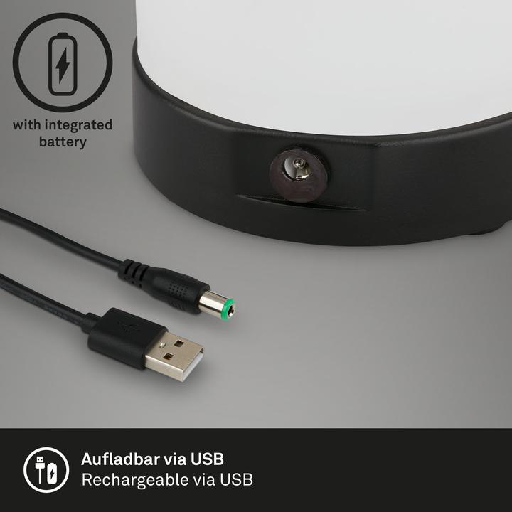 Image du produit Briloner Lampe de table LED, noir, 1xModules LED/3W (330 lm)