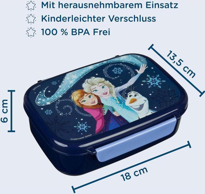 Image du produit Scooli Lunchbox Frozen Dunkelblau, Materialtyp: Kunststoff