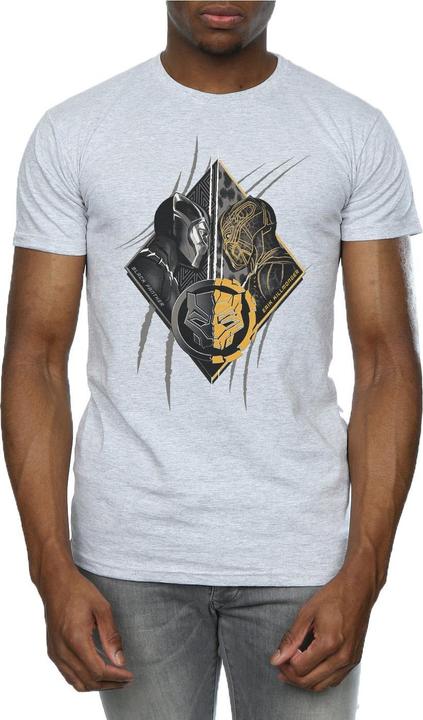 Actual product image Mens Black Panther Vs Killmonger T-Shirt (M)