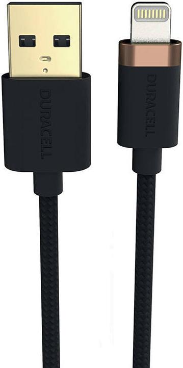 Produktbild Duracell USB-C cable for Lightning 2m (Black) (2 m, USB 2.0)
