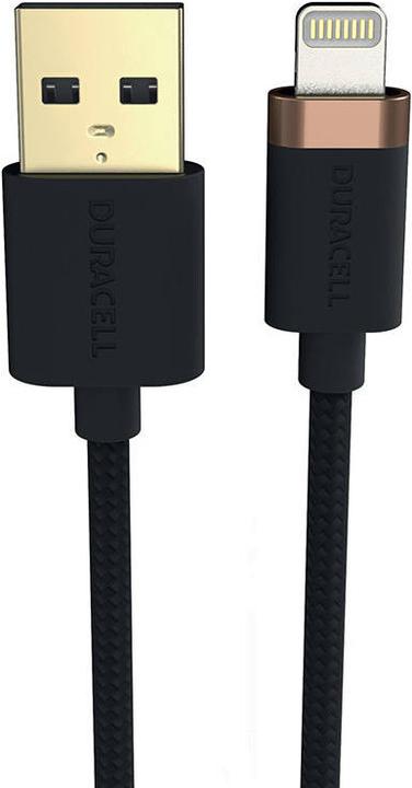 Actual product image Duracell USB-C cable for Lightning 0.3m (Black) (0.30 m, USB 2.0)