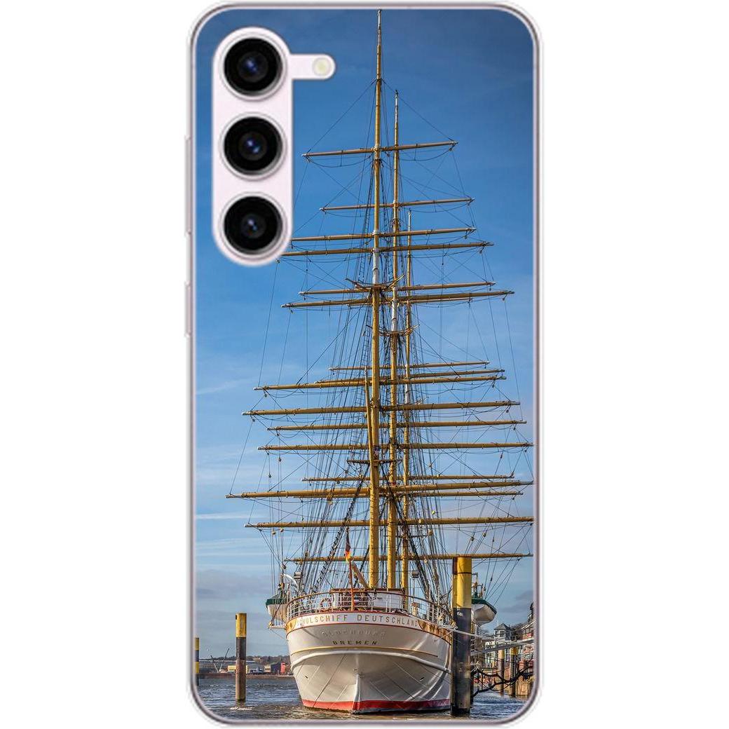 König Design Hülle Handy Schutz für Samsung Galaxy S23 Plus Case Cover Tasche Bumper Etuis (Samsung Galaxy S23+), Smartp...