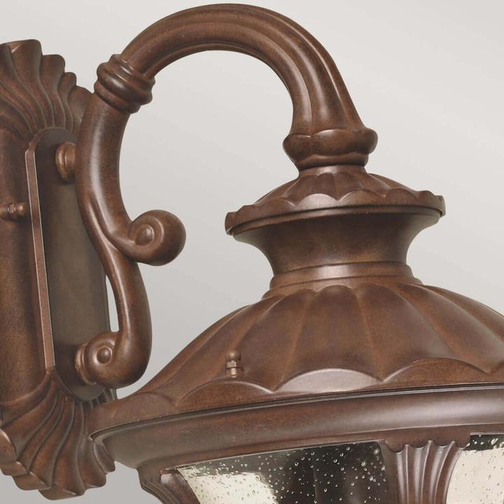 Produktbild Elstead Lighting Chicago Aussen-Wandleuchte E27 56cm Rostige Bronze Patina IP44 (E27, IP44)