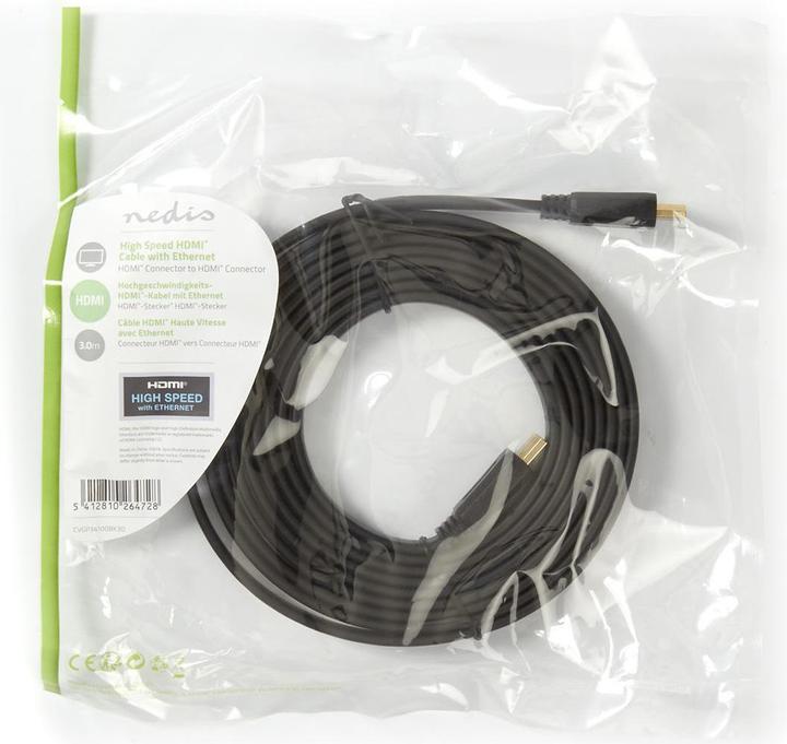 Actual product image Nedis HDMI (Typ A) — HDMI (Typ A) (3 m, HDMI)
