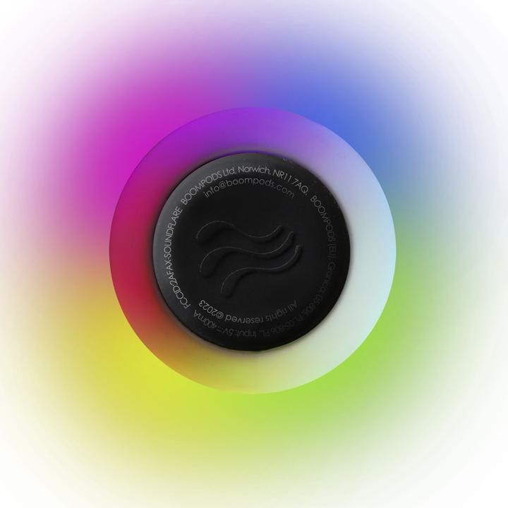 Produktbild Boompods Tide Round Speaker Soundflare Black (5 h, Akkubetrieb)