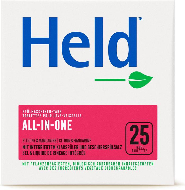 Held Geschirrspül-Tabs All in One (Tabs, 25 Waschgänge)