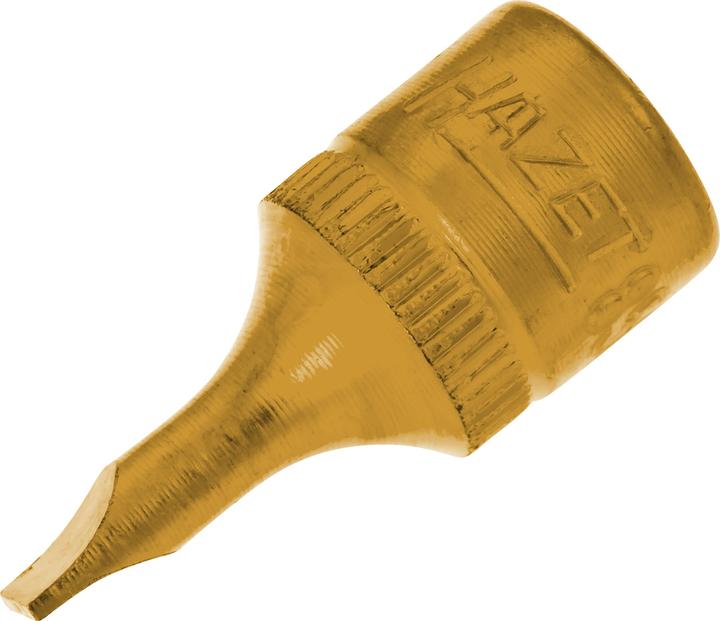 Produktbild HAZET Schraubendreher-Steckschlüsseleinsatz 8503-0.8X4 ∙ Vierkant6,3 mm (1/4 Zoll) ∙ Schlitz Profil…