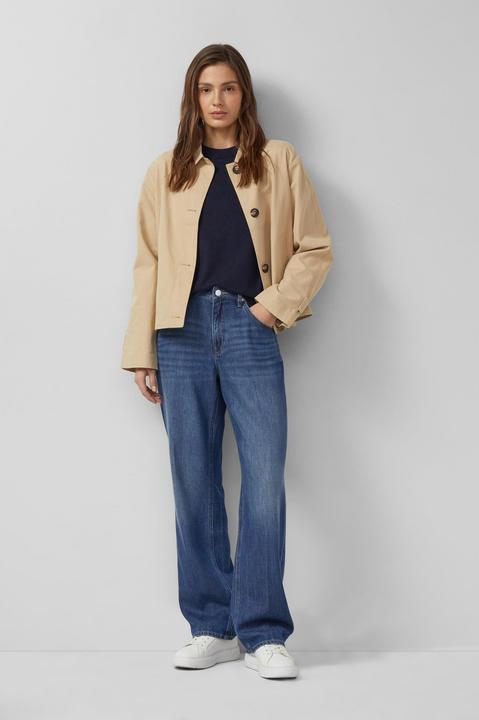 Produktbild s.Oliver Strickpullover Feinstrickpullover aus Viskosemix mit Zierknöpfen (34)