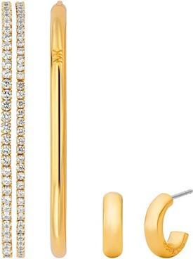 Michael Kors - Luxury gold-plated jewelry set MKJ8451CZSET (2x bracelet. earrings)