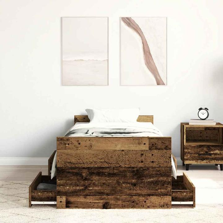 Actual product image vidaXL Bettgestell (90 x 200 cm)
