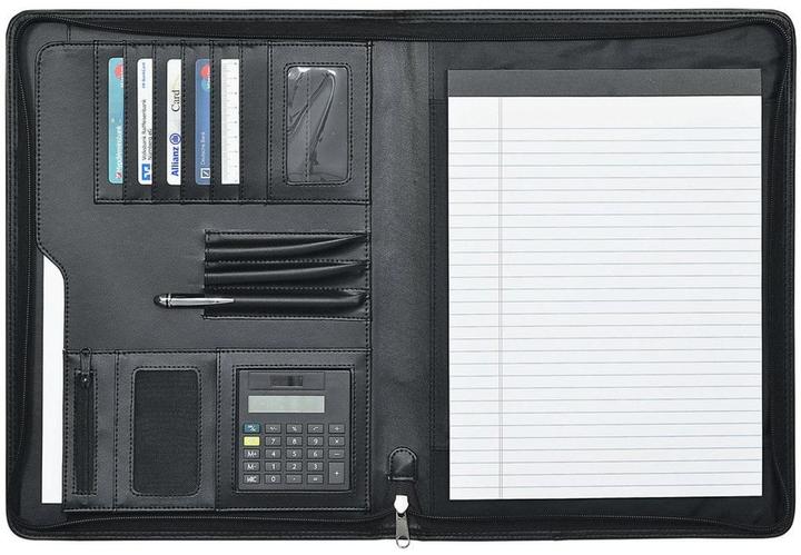 Produktbild Ecobra Konferenzmappe Empor A4 Kunstleder schwarz (A4, 1x)