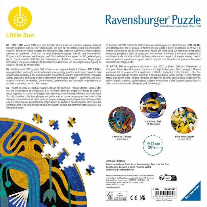 Produktbild Ravensburger Little Sun Change (500 Teile)