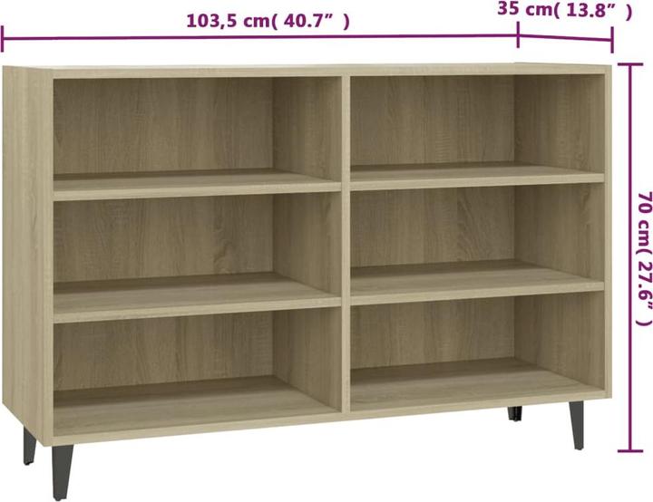 Immagine prodotto vidaXL Lukas (103,5 x 35 x 70 cm)