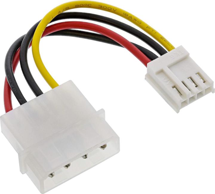 Image du produit InLine Adaptateur électrique de 4-Pol-Molex à disquette