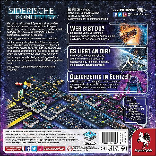 Produktbild Pegasus Siderische Konfluenz (Deutsch, 4 - 9 Spieler)