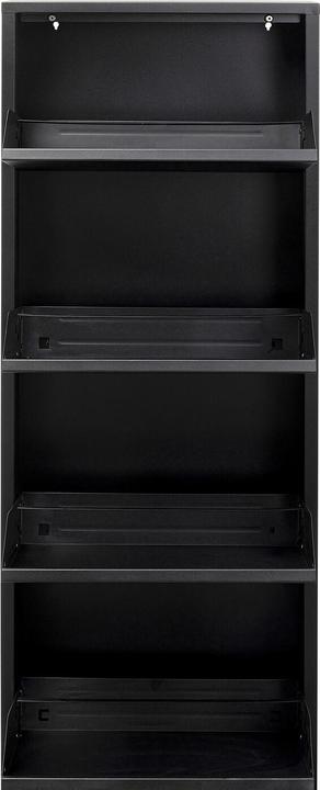 Produktbild Kare Design Schuhkipper Caruso 4-er Schwarz (MO) (15 x 50 x 136 cm)