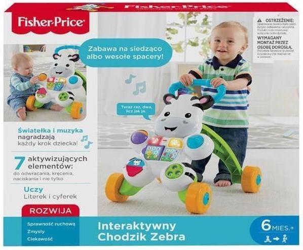 Actual product image Fisher-Price Interactive walker Zebra (DPL53)