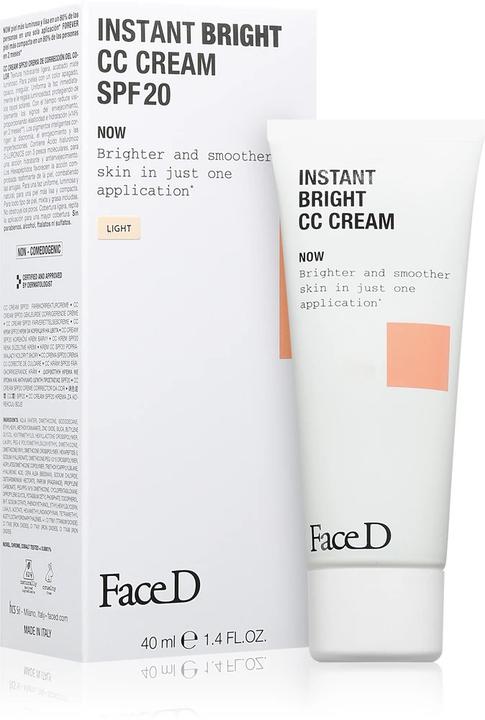 Image du produit FaceD Face D CC Cream SPF20 Color Correction Cream Light (Light, 40 ml)