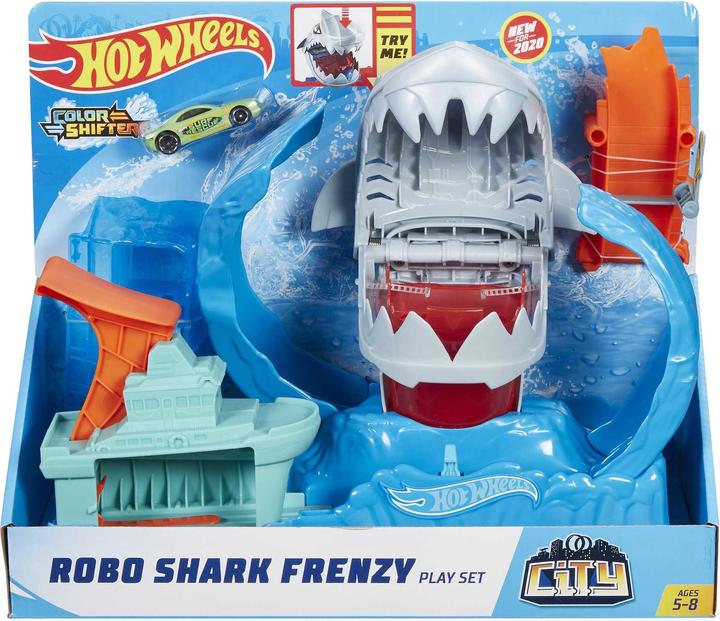 Produktbild Hot Wheels City Robo-Hai-Angriff Spielset