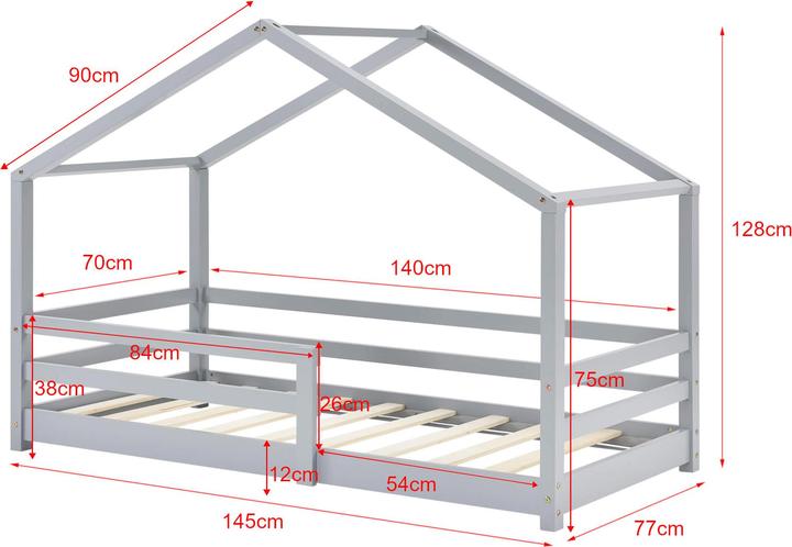 Produktbild En.Casa Knätten (70 x 140 cm)