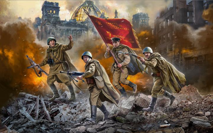 Actual product image Zvezda 1/72 Soviet Guards Infantry (2/24) *